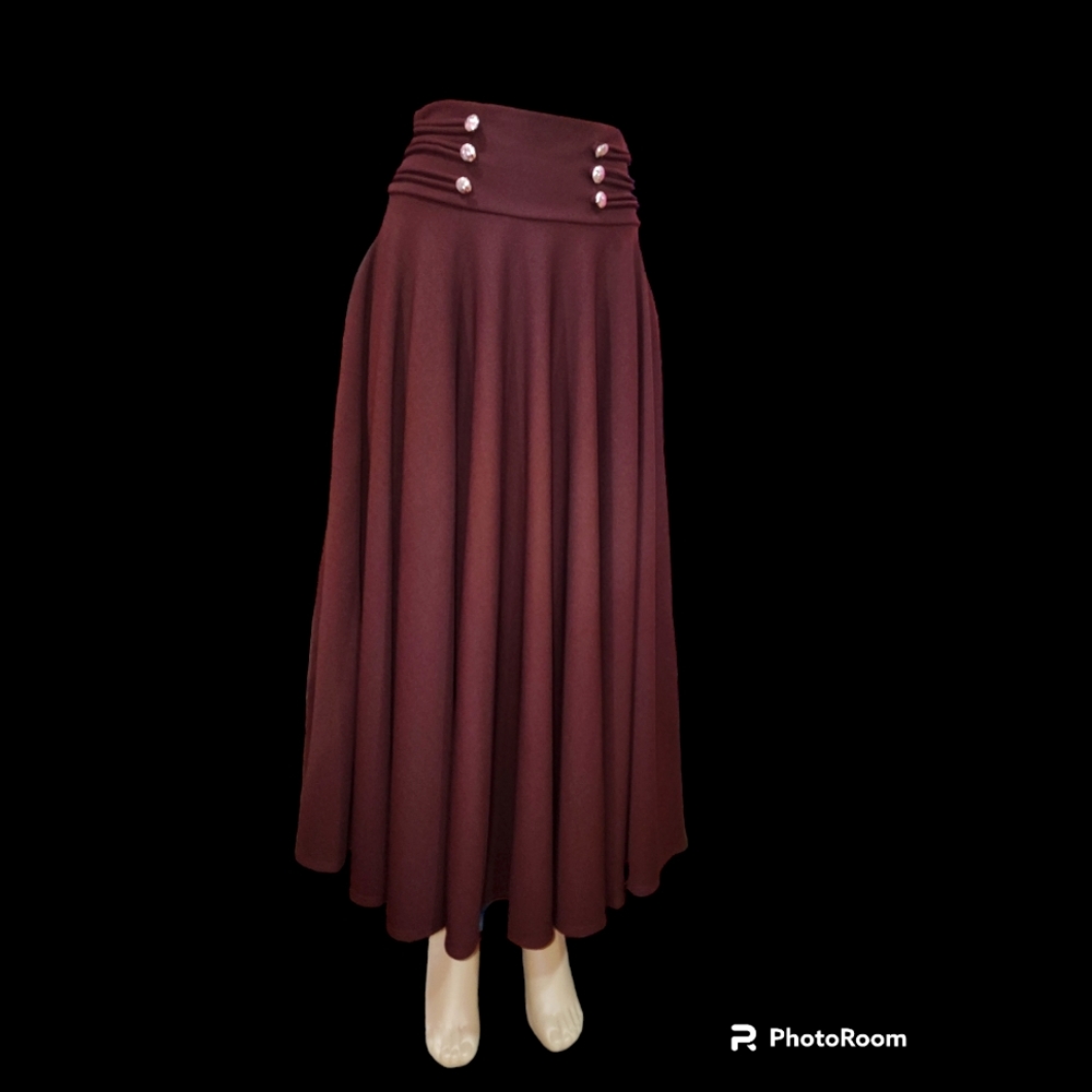 Beautiful long skirt with pocket.  Available as S, M, L, XL